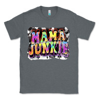 Charcoal Heather Mama junkie Mother's Day Classic Tee - FaDigitalArtStudio