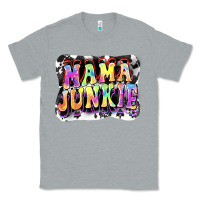 Heather Grey Mama junkie Mother's Day Classic Tee - FaDigitalArtStudio