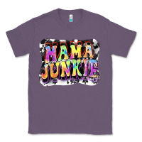 Lavender Mama junkie Mother's Day Classic Tee - FaDigitalArtStudio