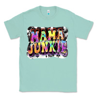 Seafoam Mama junkie Mother's Day Classic Tee - FaDigitalArtStudio