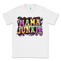 White Mama junkie Mother's Day Classic Tee - FaDigitalArtStudio