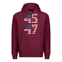 Burgundy 4547 Premium Hoodie - DesigneFamous