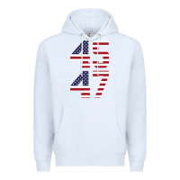 White 4547 Premium Hoodie - DesigneFamous