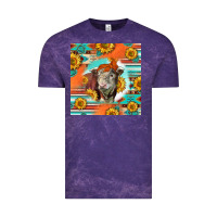 Cloud Purple Hereford Bull Vintage Tee - LillyAllenDesigns