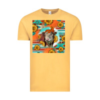 Vintage Mustard Hereford Bull Vintage Tee - LillyAllenDesigns