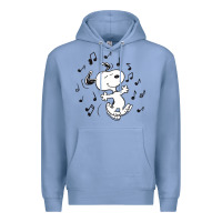 Colony Blue dancing dog Premium Hoodie - DesigneFamous