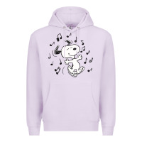 Lilac dancing dog Premium Hoodie - DesigneFamous