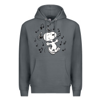 Rock dancing dog Premium Hoodie - DesigneFamous