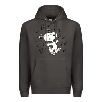 Smoke dancing dog Premium Hoodie - DesigneFamous