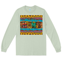 Matcha western home wind wheel sunflowers Long Sleeve Tee - Artiststas