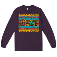 Plum western home wind wheel sunflowers Long Sleeve Tee - Artiststas
