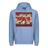 Colony Blue love ladybug Premium Hoodie - BarkalooDesign