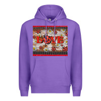 Purple love ladybug Premium Hoodie - BarkalooDesign