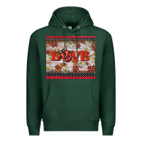 Sports Green love ladybug Premium Hoodie - BarkalooDesign