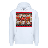 White love ladybug Premium Hoodie - BarkalooDesign