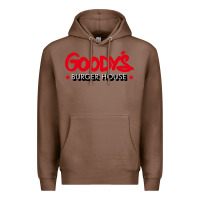 Chestnut goody's burger house Premium Hoodie - DesigneFamous