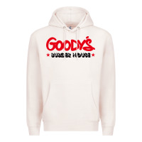 Pale Pink goody's burger house Premium Hoodie - DesigneFamous