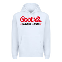 White goody's burger house Premium Hoodie - DesigneFamous