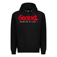 Black goody's burger house Premium Hoodie - DesigneFamous