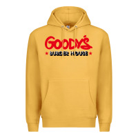 Mustard goody's burger house Premium Hoodie - DesigneFamous
