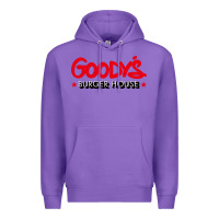 Purple goody's burger house Premium Hoodie - DesigneFamous