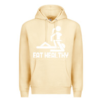 Pina Colada eat healthy Premium Hoodie - DesigneFamous