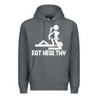 Rock eat healthy Premium Hoodie - DesigneFamous