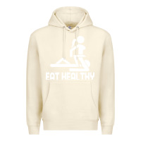 Sandshell eat healthy Premium Hoodie - DesigneFamous