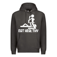 Smoke eat healthy Premium Hoodie - DesigneFamous