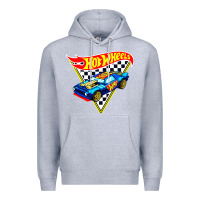Heather Grey hot car Premium Hoodie - DesigneFamous