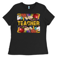 Black Western Teacher Black And Glitter Ladies Tee - LillyAllenDesigns