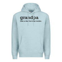 Blue Mist grandpa Premium Hoodie - DesigneFamous