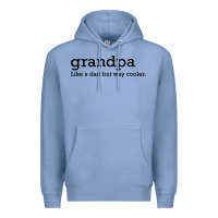 Colony Blue grandpa Premium Hoodie - DesigneFamous
