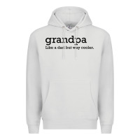Dove Grey grandpa Premium Hoodie - DesigneFamous