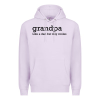 Lilac grandpa Premium Hoodie - DesigneFamous