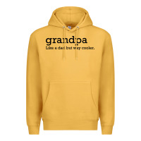 Mustard grandpa Premium Hoodie - DesigneFamous