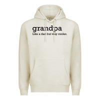 Oatmeal Heather grandpa Premium Hoodie - DesigneFamous