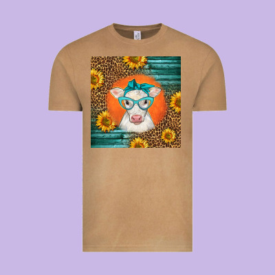 Charolais Cow Vintage Tee Designed By Lillyallendesigns