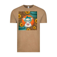 Vintage Coffee charolais cow Vintage Tee - LillyAllenDesigns