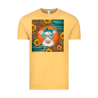 Vintage Mustard charolais cow Vintage Tee - LillyAllenDesigns