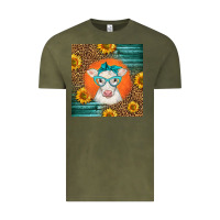 Vintage Olive charolais cow Vintage Tee - LillyAllenDesigns