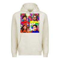 Oatmeal Heather workaholics Premium Hoodie - DesigneFamous