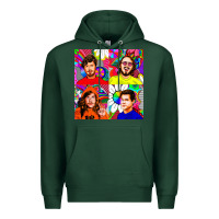 Sports Green workaholics Premium Hoodie - DesigneFamous