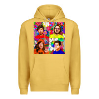 Antique Gold workaholics Premium Hoodie - DesigneFamous