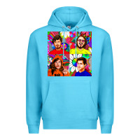 Ocean Blue workaholics Premium Hoodie - DesigneFamous