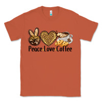 Copper peace love coffee Classic Tee - BarkalooDesign
