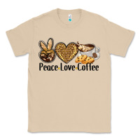 Mushroom peace love coffee Classic Tee - BarkalooDesign