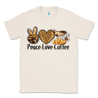 Natural peace love coffee Classic Tee - BarkalooDesign