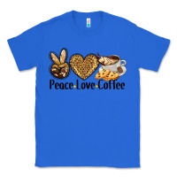 True Royal peace love coffee Classic Tee - BarkalooDesign