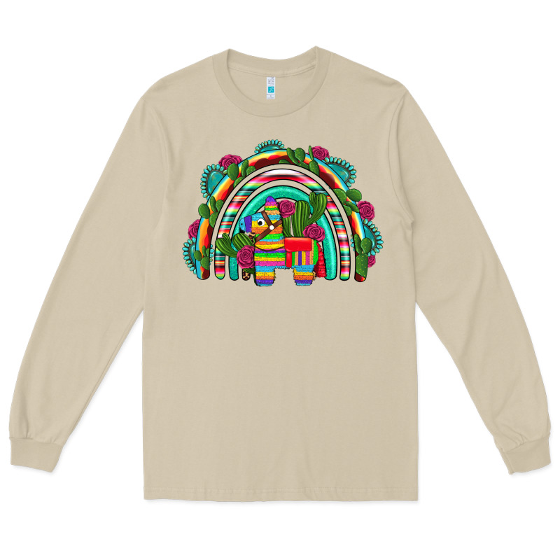 Mexican Pinata Rainbow Long Sleeve Tee by Artiststas | Teevron